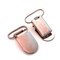 1 Dozen Metal Suspender Clips Plastic Grip Durable Colored Sewing Clips Size 1 Inch Peach Color